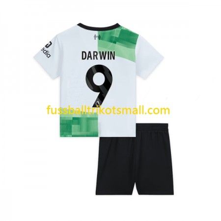 Fußballtrikots Liverpool Darwin Nunez 9 Kinder 2023-2024 Kurzarm Auswärts-trikot kaufen